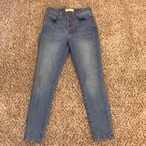 Madewell 9” High Rise Skinny Jeans